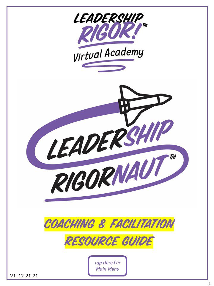 Leadership Rigornaut Coaching & Facilitation Guide image